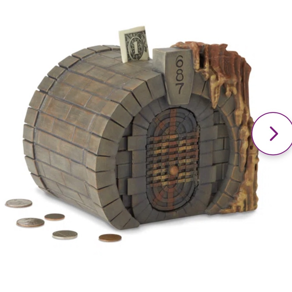 NIB Harry Potter Gringotts Vault Piggy Bank. Never been opened.